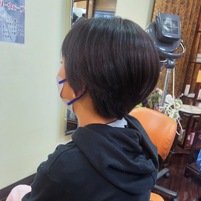キッズカット マッシュショート