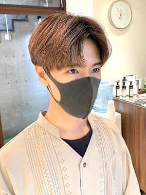 韓国マッシュ センターパート カルマパーマ