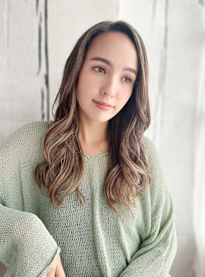 20代30代40代　セミウェットかきあげリバースカール