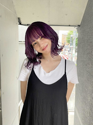 パープル/ラベンダー/ハイトーン/ブリーチ