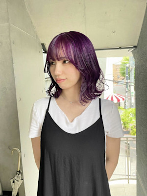 パープル/ラベンダー/ハイトーン/ブリーチ