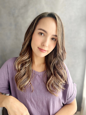 20代30代40代　セミウェットかきあげリバースカール