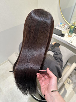 髪質改善ラベンダーカラー○山地