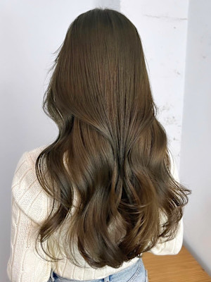 カーキベージュレイヤーロング_ba491131