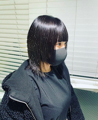 黒髪ショートウルフ