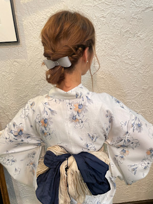 浴衣 ショート アップ