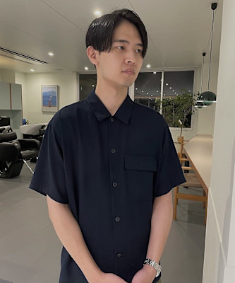 ベリーショート/ダークアッシュ/ニュアンスパーマ/栄/久屋