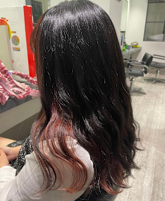 インナーカラー ピンク