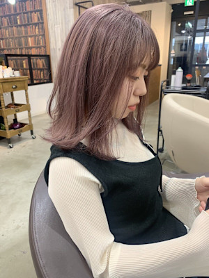 【Look at】ベージュピンクミルクティーピンクレイヤー