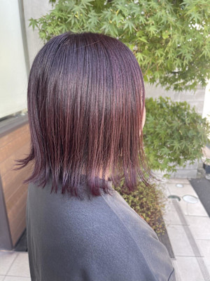 暖色系なら断然パープル