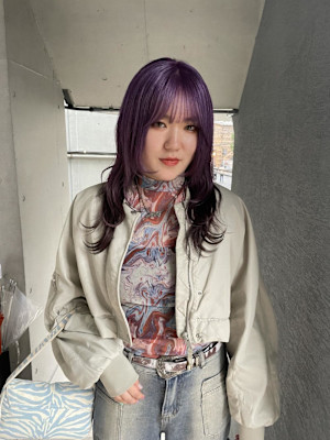 パープル/ラベンダー/ハイトーン/ブリーチ