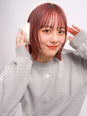 ★切りっぱなしボブ美髪ケアカラー小顔カット似合わせカット