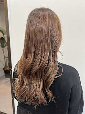 ★20代30代大人可愛いロングナチュラルハイライト