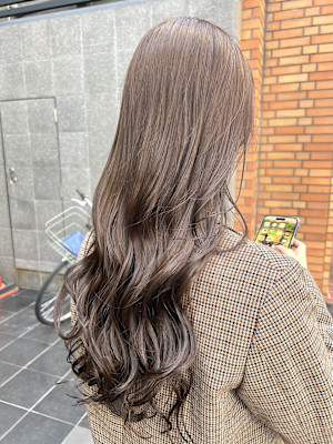 ★20代30代愛されフェミニンロング韓国まろベージュ/美髪/