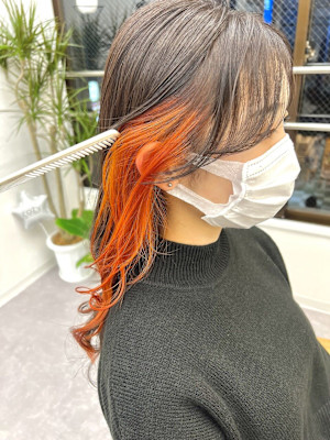 ☆20代30代/インナーカラー／イヤリングカラー