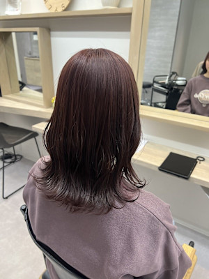 波ウェーブ巻き/ピンクブラウン♪