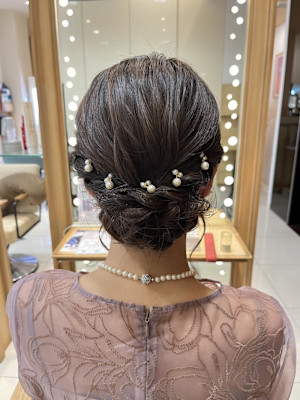 ［なつな］お呼ばれヘア/シニョン