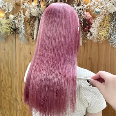 フルブリーチ/ダブルカラー/アッシュピンク