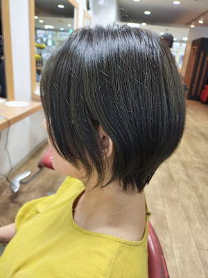 色艶白髪ぼかしカラー