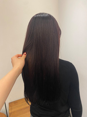 カラー/ワインレッド/暖色カラー/秋カラー/髪質改善