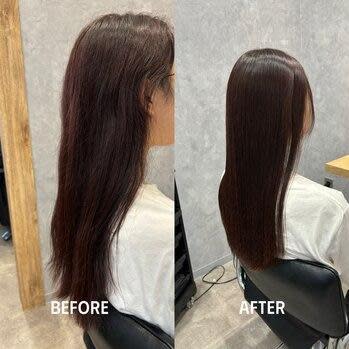 サラサラ縮毛矯正