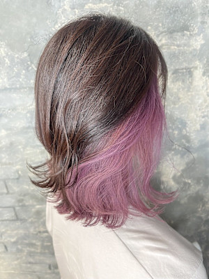 インナーカラー推しカラーイヤリングカラー