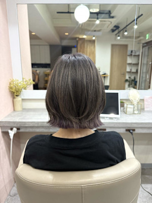 ボブレイヤー×インナーパープル