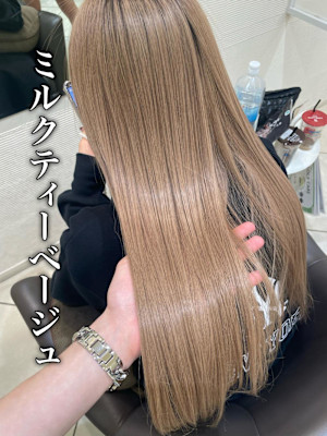 『ミルクティーベージュ』このカラーが一番人気