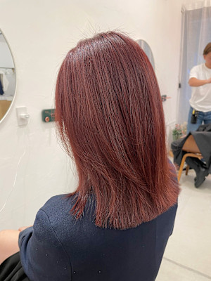 【2024秋冬カラー】チェリーレッドカラー