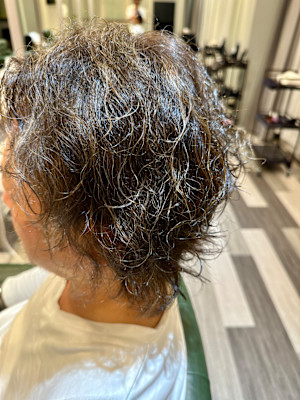 イケおじハイライトパーマ