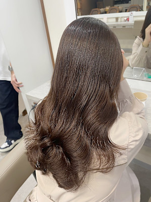 【韓国風パーマ】大きめウェーブヘア