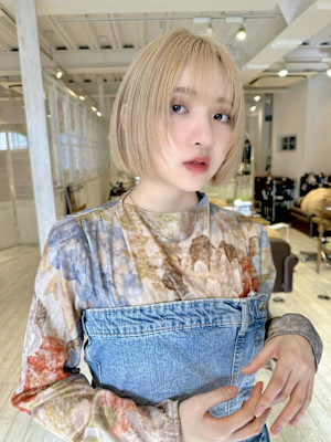 ハイトーン/ケアブリーチ/ブロンド/フェイスレイヤー