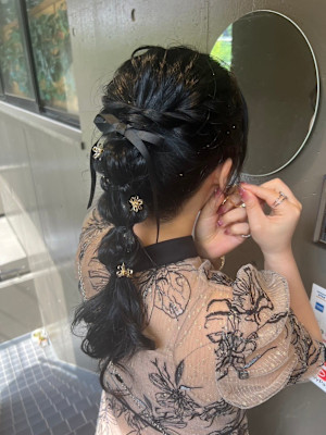 プランツヘアー博多×ロング