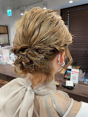 ボブアレンジ 結婚式アレンジ 卒業式成人式×小野ふゆり