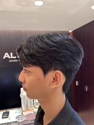 韓国ヘア コンマヘア ダウンパーマ メンズカット 表参道