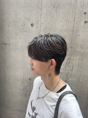 韓国風ヘア/髪質改善/メンズパーマ/カルマパーマ/マッシュ