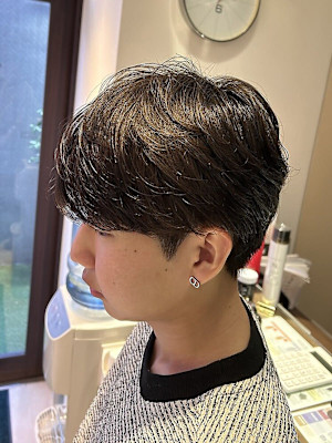 韓国風ヘア/髪質改善/メンズパーマ/カルマパーマ/マッシュ