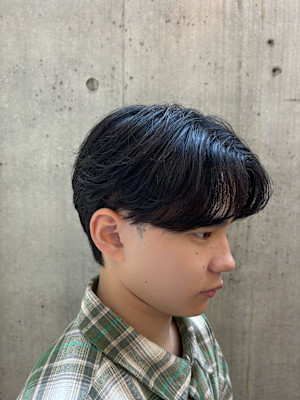 韓国風カルマパーマ 韓国ヘア メンズ 原宿 表参道