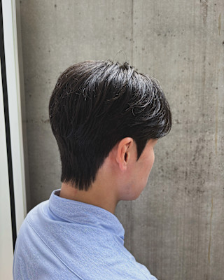 韓国風ダウンパーマ 韓国ヘア メンズ 原宿 表参道