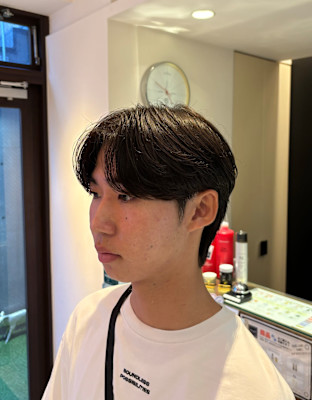 韓国風カルマパーマ 韓国ヘア メンズ 原宿 表参道