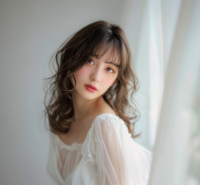 エンジェルレイヤー/ニュアンスパーマ/前髪パーマ