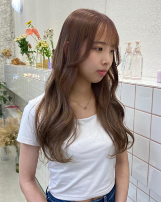 《花屋併設》ミルクティーカラー