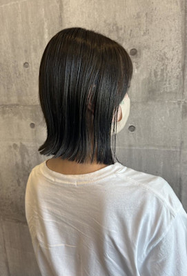 オリーブアッシュ/ボブスタイル