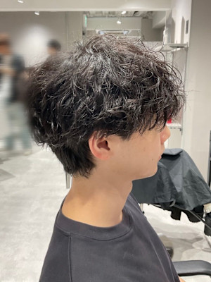 【シャドウパーマ】マッシュ/メンズパーマ/メンズカット/池袋