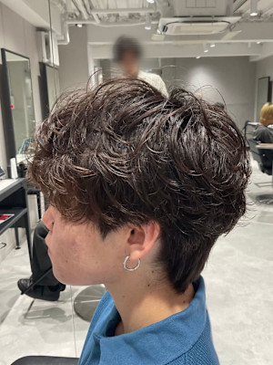 【シャドウパーマ】マッシュ/メンズパーマ/メンズカット/池袋