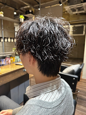 ふわくしゃ無造作パーマ