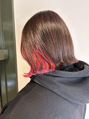 個性派インナーカラー