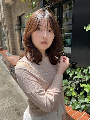 艶ブラウンミディスタイル【銀座/有楽町】30代40代50代