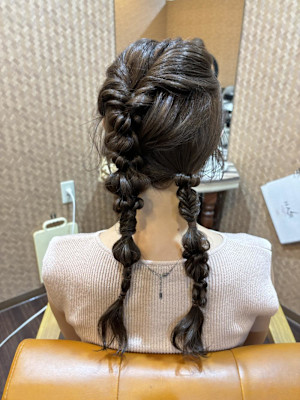 ウィッグアレンジ