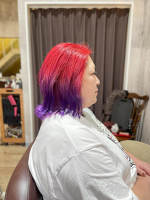 ド派手グラデーション